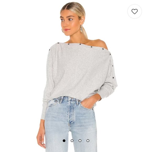 Allsaints Tops - ALLSAINTS • Ellie Sweater in Grey Marl